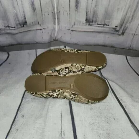 Lucky Brand Animal Print Flats - Picture 6 of 8